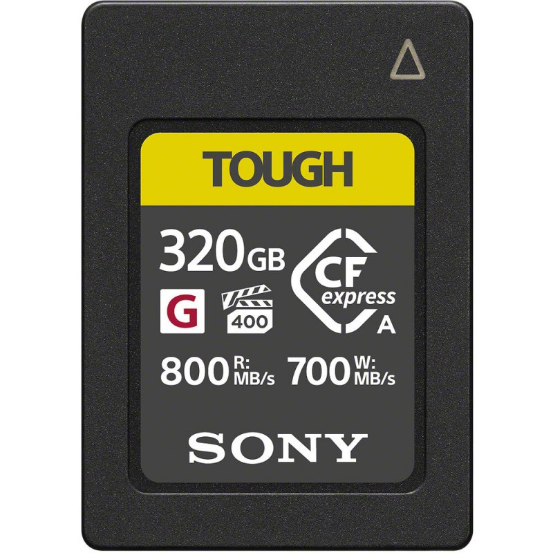 CEA-G320T CFEXPRESS SERIE G TYPE A 320GB R800/W700 Sony CEA-G320T CFEXPRESS SERIE G TYPE A 320GB R800/W700 Sony
