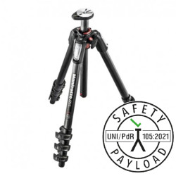 MT055CXPRO4 Trépied 4 sections en fibre de carbone Manfrotto