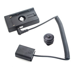 Sony NP-FW50 Full Decoding Dummy Battery + F970 Battery Gusset (spring cable) Caruba