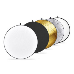 5-in-1 Or, Argent, Noir, Blanc, Transparent - 80cm Caruba