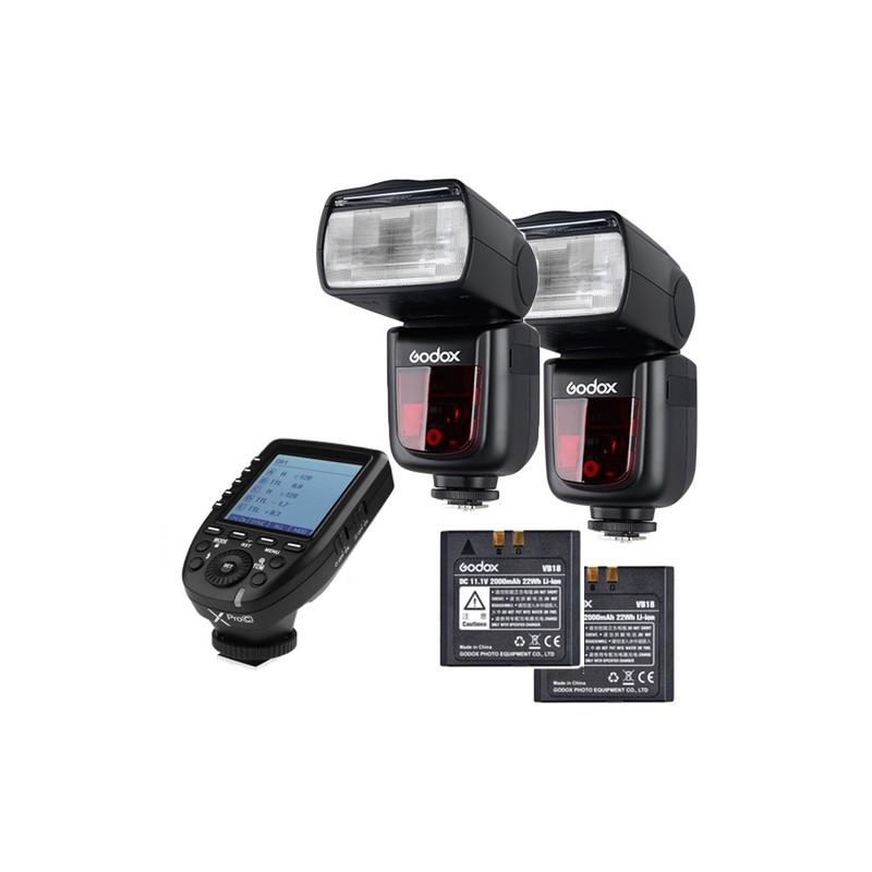 Speedlite V860II Canon Duo X-PRO Trigger Kit Godox Speedlite V860II Canon Duo X-PRO Trigger Kit Godox
