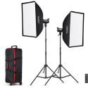SL100D LED Video Light Two Light Kit Godox