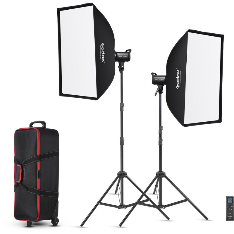 SL100Bi LED Video Light Two Light Kit Godox SL100Bi LED Video Light Two Light Kit Godox