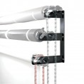 Triple crochets supports papiers de fond Manfrotto