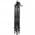 Trépied pro avec colonne à crémaillère Manfrotto