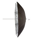 150cm Flitsparaplu Zwart/Zilver Godox