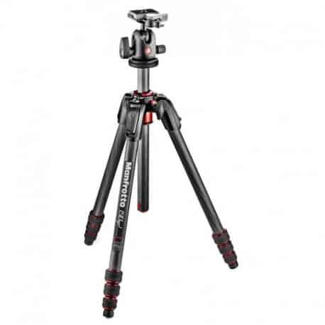 MK190GOC4TB-BH 190 Go! Carbon Fiber 4-Section Tripod with Head Manfrotto