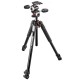 MK055XPRO3-3W Kit Trépied + rotule 3 sections, colonne horiz, alu