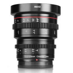 25 mm T2.2 Sony E-monture Meike MK Meike