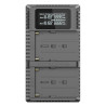 USN3-Pro Chargeur Double batteries type Sony NP-NP-F