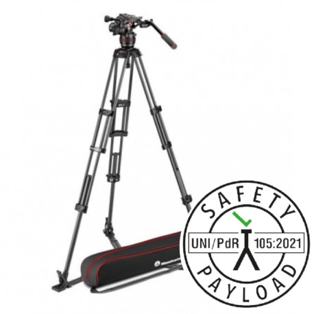 MVK608TWINGC Nitrotech 608 Trepied Twin-leg Carbone Manfrotto