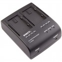 S-3602U Chargeur simultané 2 batteries type Panaonsonic CGA Swit