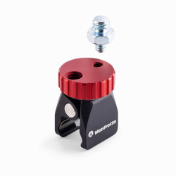 Micro pince en aluminium, rouge Manfrotto