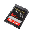 SD Extreme Pro UHS-I 64Go 200Mo/s SanDisk