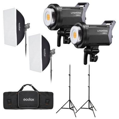 Litemons LA200Bi Bi-color Duo Kit Godox