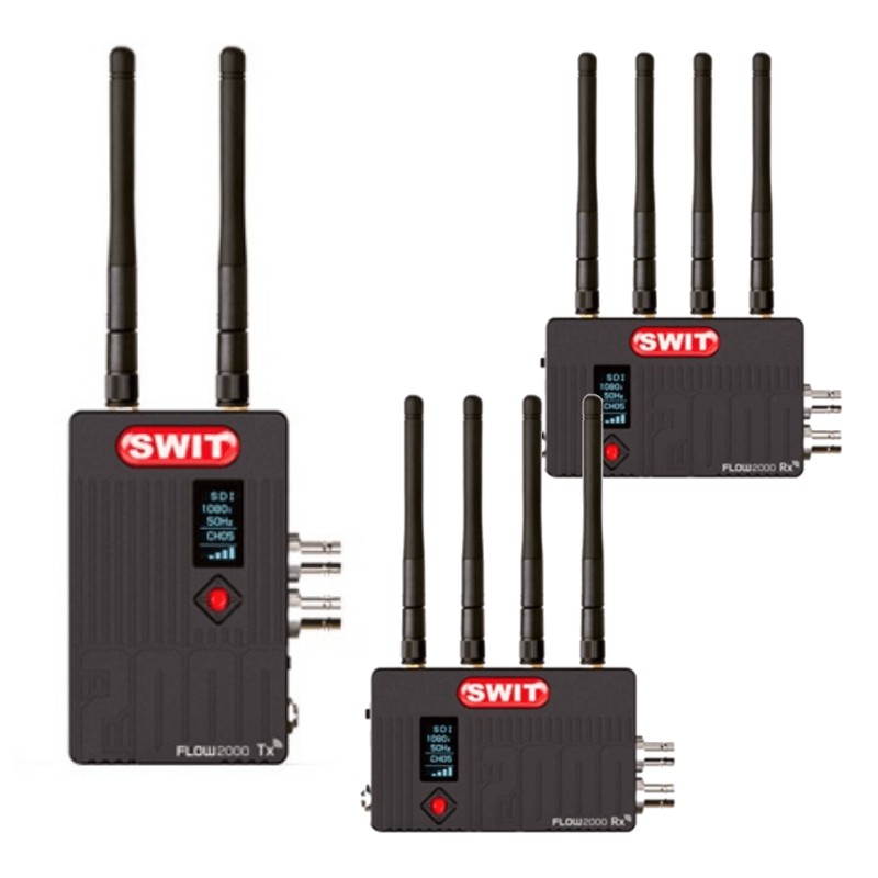 Pack FLOW2000 - 2 récepteurs/1 émetteur Swit Pack FLOW2000 - 2 récepteurs/1 émetteur Swit
