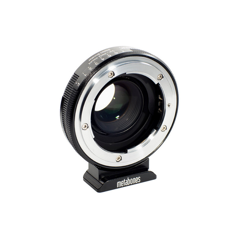Nikon G-Type F Lens to Pentax Q-Mount Camera 0.5x Speed Booster Metabones Nikon G-Type F Lens to Pentax Q-Mount Camera 0.5x Speed Booster Metabones