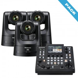 Pack 3 caméras tourelles AW-UE100 Panasonic