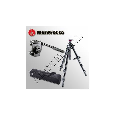 Kit fluid head 128RC + tripod 755BK + bag Max.4 Kg Aluminum Tripod System Manfrotto