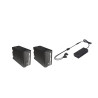 Kit 2 LB-SU75 BP-U DV batteries + double D-Tap charger