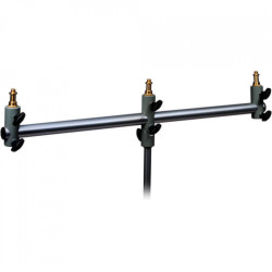 154B - Multiple Microphone Support black long T bar Manfrotto