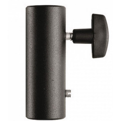 152 - Spigot adapter 5/8" male with thread 1/4" male to 3/8" female Manfrotto