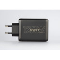 UC-2120E 120W 2xUSB-C and 2xUSB-A Simultaneous PD-compatible GaN Charger (EU) Swit