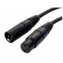 XLR3 Male Femelle 10m Audiophony