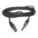 XLR Femelle - Jack mono 6.35 1.5mètres Audiophony