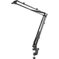 23840 - Fixation par serrage - 23840 Perche de micro de table articulée K&M
