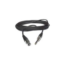 XLR Femelle - Jack mono 6.35 6mètres Audiophony