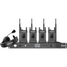 Intercom System only for audio transmission (4 belt pack)