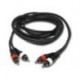 CL 24 1.5 - Cordon audio 2 RCA mâles vers 2 RCA mâles