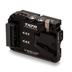 Dual Canon BP to V Mount Adapter Battery Plate for RED Komodo - Black Tilta