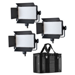 LED500W kit 3 panneaux led Godox