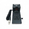 CNVXLR4 - Adaptateur batterie Vlock pour accrocher à un trépied LedGo