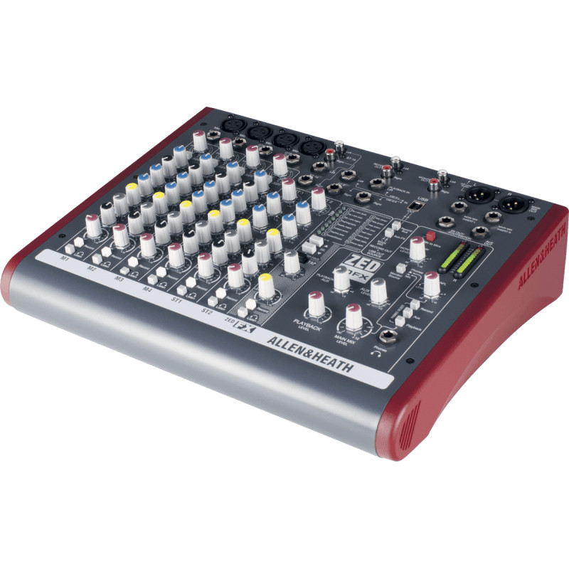 ZED-10FX USB avec effets - 4 in mono, 2 stéréo, 2 AUX ALLEN & HEATH ZED-10FX USB avec effets - 4 in mono, 2 stéréo, 2 AUX ALLEN & HEATH