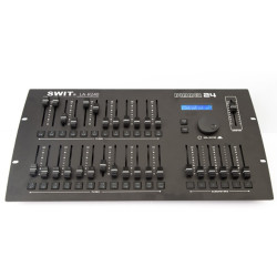 Swit 24-ch DMX512 Light Console LCD display DMX values of each channel Swit