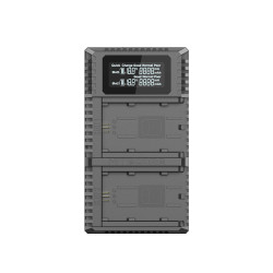 USN4-Pro Chargeur Double batteries type Sony NP-FZ Nitecore