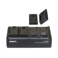 LC-D421B Kit Chargeur 4 batteries type Panasonic VBG Swit