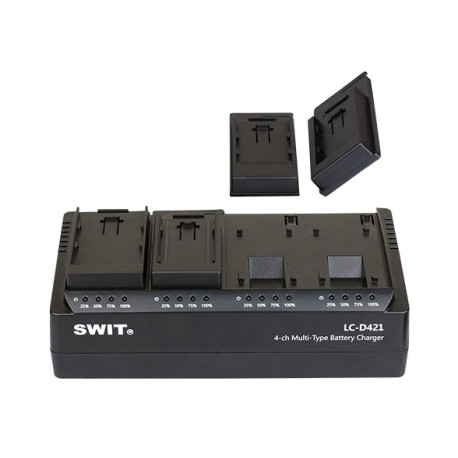 LC-D421I Kit Chargeur 4 batteries type JVC SSL Swit