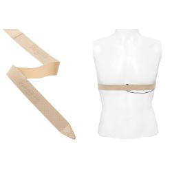 Straps torse-poitrine Extreme - Blanc - 106 cm Viviana
