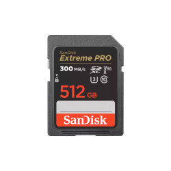 SD Extreme Pro 512GB UHS-II 300MB/s V90 SanDisk