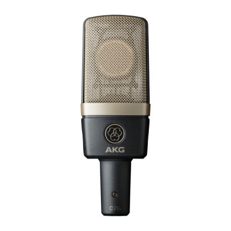 Large-Diaphragm Multipattern Condenser Microphone (20 Hz to 20 kHz) - Black AKG