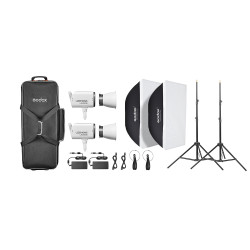 LA300Bi Litemons Bi-color LED Video Light 2-light kit Godox