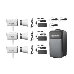 LA300Bi Litemons Bi-color LED Video Light 3-light kit Godox