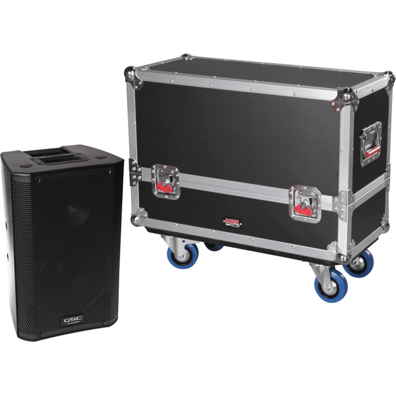 G-TOURSPKR-2K8 - 2 enceintes QSC K8 GATOR CASES G-TOURSPKR-2K8 - 2 enceintes QSC K8 GATOR CASES