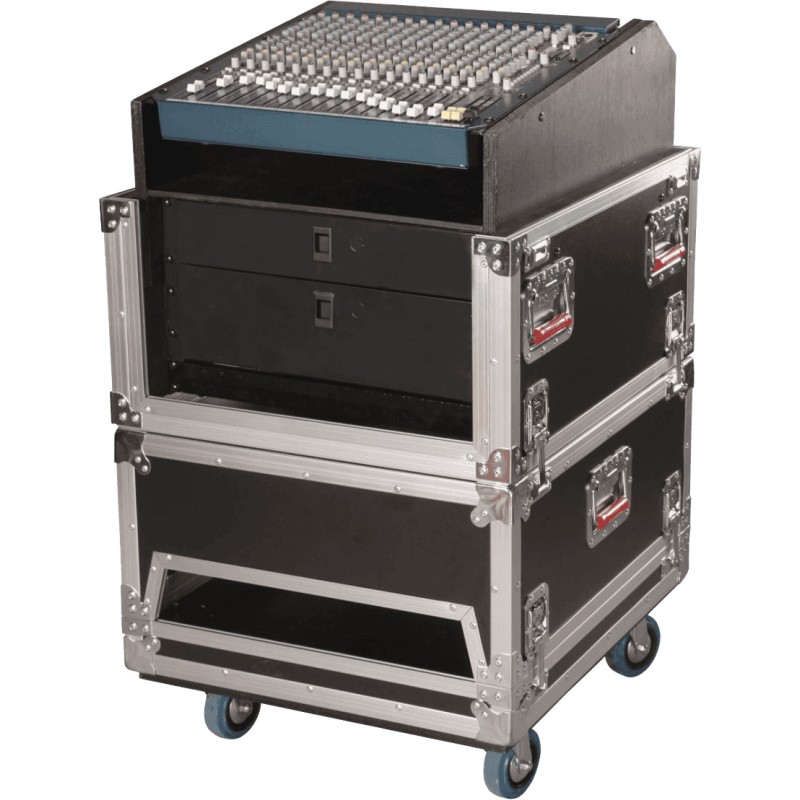 G-TOUR-GRC-1406 - Top 14U + rack 6U intégré GATOR CASES G-TOUR-GRC-1406 - Top 14U + rack 6U intégré GATOR CASES