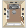 LONDON-8-N - Kits Complets - Pièce 9m2 - noir PRIMACOUSTIC