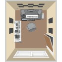LONDON-8-N - Kits Complets - Pièce 9m2 - noir PRIMACOUSTIC